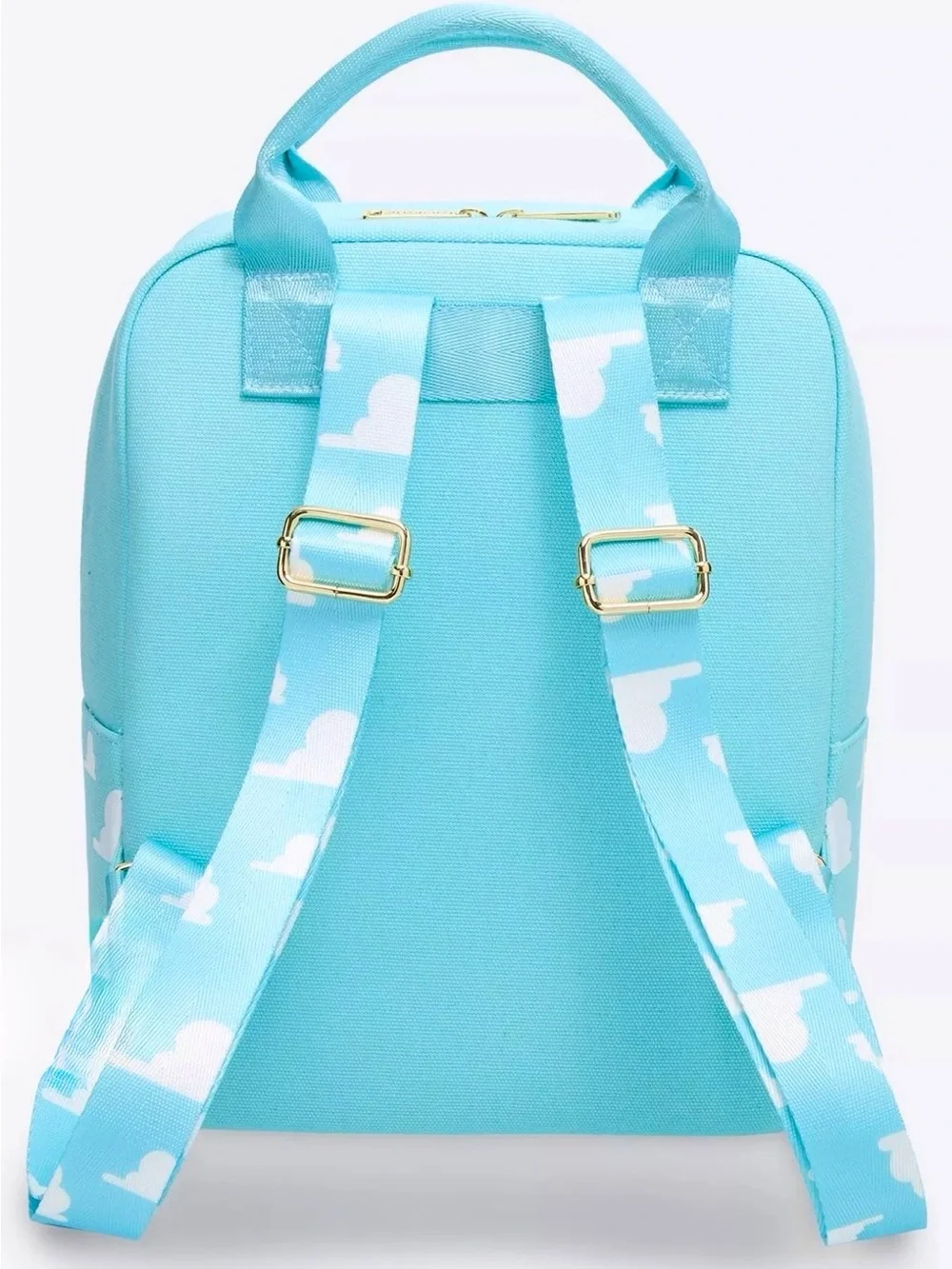 Loungefly Light Blue Canvas Toy Story Embroidered Patch Backpack
